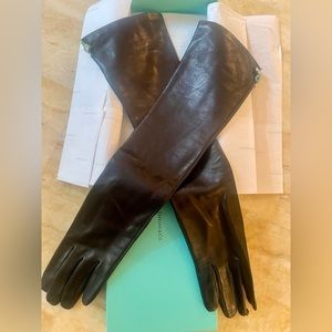 Tiffany & Co. Genuine Leather Opera Gloves